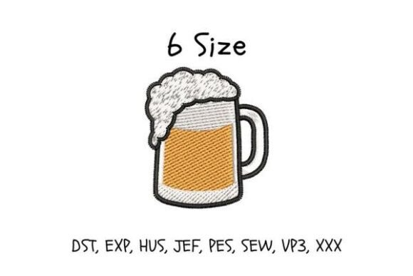 Beer Mug Embroidery Design: A Versatile Choice for Personalized Gifts