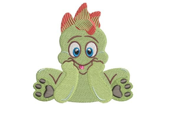 Cute Baby Dino, Nursery Embroidery: A Designer’s Review