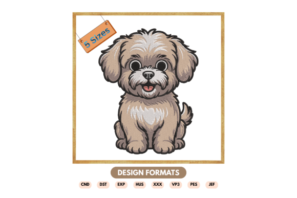 Cute Puppy Dog Machine Embroidery Design Review