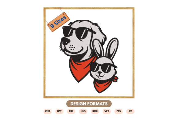 Funny Animal Duo Embroidery Design Review
