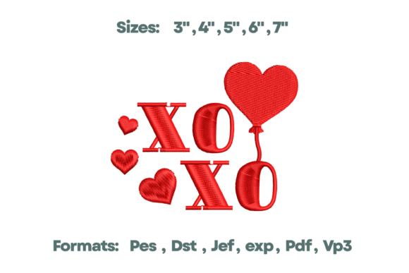 XOXO Heart Balloon Love Art Embroidery Review
